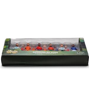 Supergoal All Stars Starting 11-Figure Set Deluxe Box Soccer FIFA World Cup